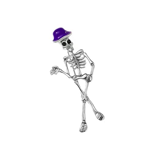 Schädelnadel Für Frauen Robuste Legierung Brosche Gothische Schmuck Für Partys Täglich Trage Sicherer Verschluss Geschenke Ergänzung Gothic Skull Jewelry von XAGMODSHN