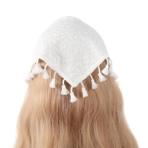 Spitze Kopftuch Mädchen Stirnband Elegant Haar Schal Bandana Kopfbedeckung Turbanen Haarband Frauen Foto Headwrap Kopfbedeckung von XAGMODSHN