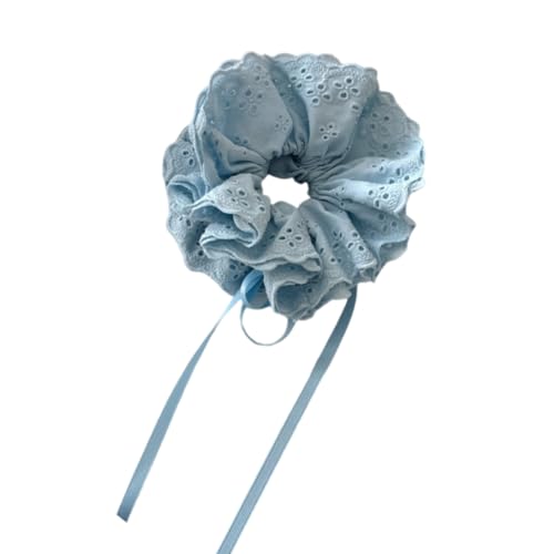 Spitzen-Haargummis für Damen und Mädchen, übergroßer Pferdeschwanz-Halter, bequemer Haargummi für den täglichen Gebrauch von XAGMODSHN