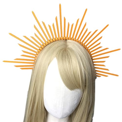 Sunbursts Cosplay Heilige Form Stirnband Festival Haarreifen Halloween Shows Kopfschmuck Neujahr Uni von XAGMODSHN
