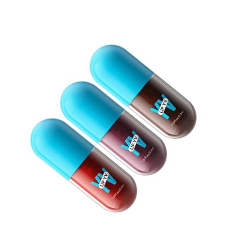 Tinter Lipgloss Lippenfärbungsspiegel Spiegelt Flüssiger Lippenstift Mit Feuchtigkeitsfeuchtigkeit Getöntem Lip Balm Glossy Lip Make Up Set Für Frauen Die Lipgloss Plumpen von XAGMODSHN