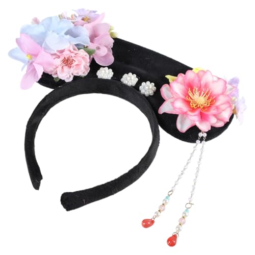 Traditionelles chinesisches Haarreif mit königlicher Blume, ästhetischer Hochzeitsschmuck, elegantes Rollenspiel, Party, Verkleidung, Haarband Traditionelles chinesisches Haarreif mit königlicher Blume, ästhetischer Hochzeitsschmuck, elegantes Rollenspiel, Party, Verkleidung, Haarband von XAGMODSHN