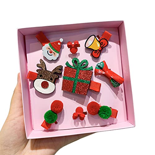 Weihnachts-Haarspange für Kinder, Haarspange mit Aufschrift "Merry Christmas", für Kinder von XAGMODSHN