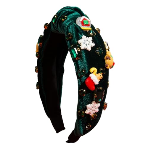 Weihnachts-Stirnband, zartes Knoten, Haarband mit Damen, Teenagern, Waschen, Gesicht, Make-up, Haar-Accessoire von XAGMODSHN