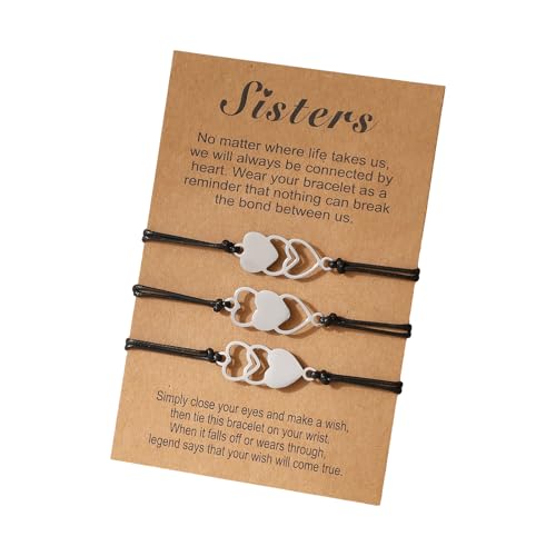 XAGMODSHN 1 Set verstellbare handgewebte Freundschaftsarmbänder Set Seil Fußkettchen Unisex Mode Geschenk für Mann und Frau verstellbares Armband, Einheitsgröße, Wie beschrieben von XAGMODSHN