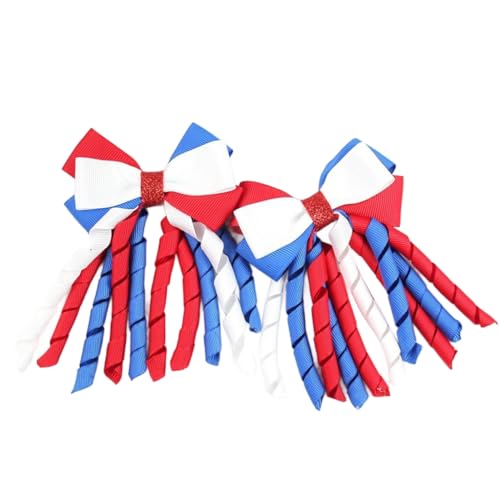 XAGMODSHN 2 Stück Baby-Bowknot-Haarnadel Kinder Weihnachten Haarnadel Kleinkind Schmetterling Haarnadeln für Mädchen und Frauen von XAGMODSHN