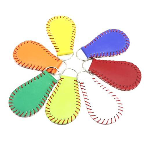 XAGMODSHN 7pcs Small Baseball Und Stylish Keychain Set Einzigartige Designs Vielseitiger Gebrauch Für Den Täglichen Gebrauch Und Dekoration von XAGMODSHN