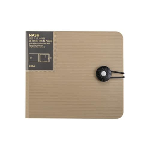 XAGMODSHN CD-DVD-Organizer-Tasche mit 12 Fächern für CD- und DVD-Organizer, tragbar, schützend, 12 Taschen, für Autoreisen von XAGMODSHN