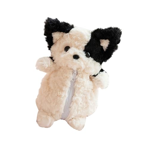 XAGMODSHN Corgis Dog Form Bleistift Großer Kapazitätsspeicher Für Stift Make Up Zubehör Täglicher Begleiter Multifunktionales Kosmetikstiftbeutel von XAGMODSHN