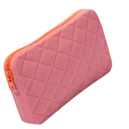 XAGMODSHN Einfache Stiftbeutel Silikonstifte Hülle Bleistifte Beutel Make Up Ästhetische Stifte Zurück In Die Schule Liefert Einfache Ästhetik Großer Kapazität Silikon von XAGMODSHN