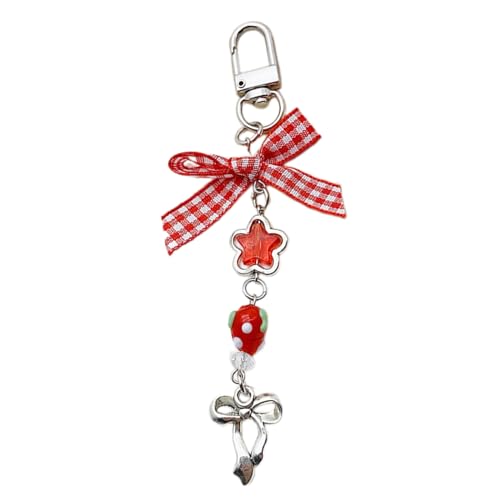 XAGMODSHN Fashion Bowknot Keychain Telefon Charme Stylish Bag Anhänger Brieftasche Rucksack Keyring Accessoire Für Frauen Und Mädchen XAGMODSHN Fashion Bowknot Keychain Telefon Charme Stylish Bag Anhänger Brieftasche Rucksack Keyring Accessoire Für Frauen Und Mädchen von XAGMODSHN