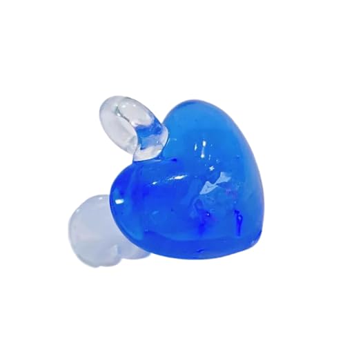 XAGMODSHN Handgefertigter Kristallglas-Flügel-Herz-Halsketten-Anhänger, vielseitig verwendbar, Schmuckzubehör für Frauen und Mädchen, Size 2-3cm, Liuli von XAGMODSHN
