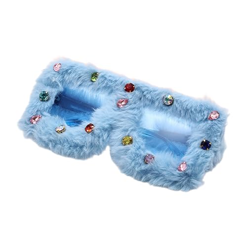 XAGMODSHN Kreative übergroße Schattierungen, polarisierte Schattierungen, mit Kristallen, Unisex-Accessoire für Jugendliche, modische Kristallverzierung, CCC von XAGMODSHN