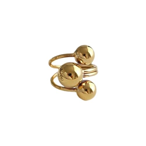 XAGMODSHN Planet Inspirierte Verstellbare Fingerringe Robustes Metall Verarbeitetes Frauen Mode Accessoire Trendy Handringe von XAGMODSHN