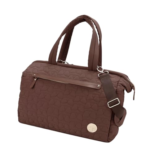 XAGMODSHN Polyester-Muttertasche, stilvolle Wickeltasche mit umwandelbaren Trägern, multifunktionale Tasche für Reisen und den täglichen Gebrauch, multifunktionale Reise, braun von XAGMODSHN