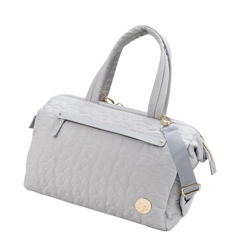 XAGMODSHN Polyester-Muttertasche, stilvolle Wickeltasche mit umwandelbaren Trägern, multifunktionale Tasche für Reisen und den täglichen Gebrauch, multifunktionale Reise, grau von XAGMODSHN