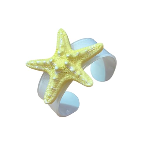 XAGMODSHN Robustes Harz Sea Star Bangle Designs Für Adventures Strand Anlässe Und Freizeitstil Verbesserung Urlaubsbehörde von XAGMODSHN