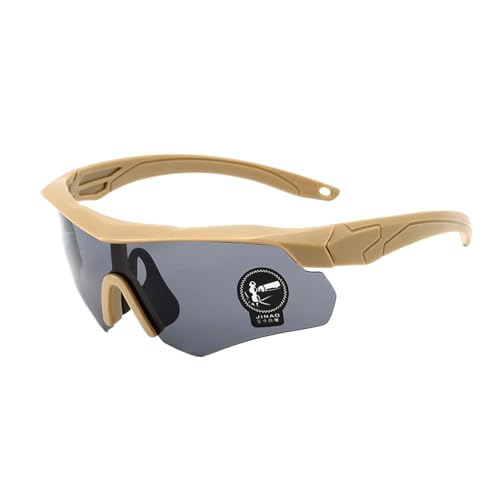 XAGMODSHN Sportliche Herren-Sonnenbrille mit ergonomischem Körper für komfortables Fahren, Laufen, Baseballzubehör, Lauf-Sonnenbrille, F von XAGMODSHN