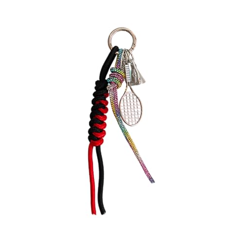 XAGMODSHN Stilvolles, geflochtenes Seil zum Aufhängen, eleganter Halter, trendiger Badminton-Anhänger, Schlüsselanhänger, Taschenverzierung, weibliches Accessoire, Legierung XAGMODSHN Stilvolles, geflochtenes Seil zum Aufhängen, eleganter Halter, trendiger Badminton-Anhänger, Schlüsselanhänger, Taschenverzierung, weibliches Accessoire, Legierung von XAGMODSHN