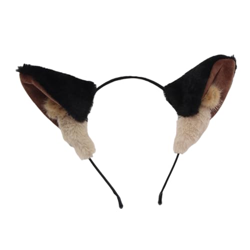 XAGMODSHN Welpe Cosplay Make-up Stirnband süße pelzige Kopfbedeckung Haarbänder Kopfbedeckung Pompons Haarbänder Geburtstag Party von XAGMODSHN