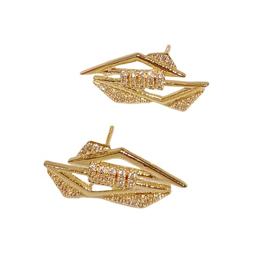 Zeitgenössische Unkonventionelle Segelboote Schmuck Polierte Kupferstollen Handgefertigte Ohrzubehör Für Lässige Oder Formelle Unregelmäßige Segelboote Kupferohrringe von XAGMODSHN
