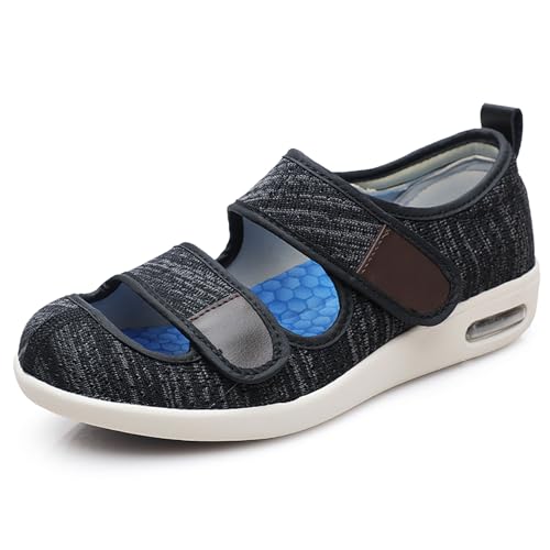 XAOLPLH Damen Diabetiker Schuhe, Extra Breit Wanderschuhe Gesundheitsschuh Verbandsschuhe, rutschfest Einstellbar Schließung Hallux Orthopädische Schuhe,42 XAOLPLH Damen Diabetiker Schuhe, Extra Breit Wanderschuhe Gesundheitsschuh Verbandsschuhe, rutschfest Einstellbar Schließung Hallux Orthopädische Schuhe,42 von XAOLPLH