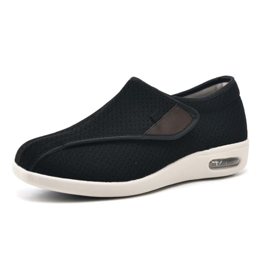 XAOLPLH Damen Diabetiker Schuhe Extra Weit Freizeit Verbandsschuhe Hallux Valgus Hausschuhe Verstellbare Orthopädische Geschwollene Arthritis Schuhe Gesundheitsschuh für Senioren,40 XAOLPLH Damen Diabetiker Schuhe Extra Weit Freizeit Verbandsschuhe Hallux Valgus Hausschuhe Verstellbare Orthopädische Geschwollene Arthritis Schuhe Gesundheitsschuh für Senioren,40 von XAOLPLH