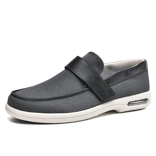 XAOLPLH Diabetiker Schuhe Weite Passform Schuhe mit Herren Damen Freizeitschuhe für Geschwollene Füße Gesundheitsschuhe Senioren Turnschuhe Rehaschuhe,39 von XAOLPLH