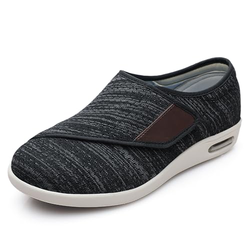 XAOLPLH Diabetikerschuhe Hoher Spann Hausschuhe Extra Weit Herren Herrenschuhe Senioren Hausschuhe Rutschfest Senioren Leicht, rutschfest Und Bequem XAOLPLH Diabetikerschuhe Hoher Spann Hausschuhe Extra Weit Herren Herrenschuhe Senioren Hausschuhe Rutschfest Senioren Leicht, rutschfest Und Bequem von XAOLPLH