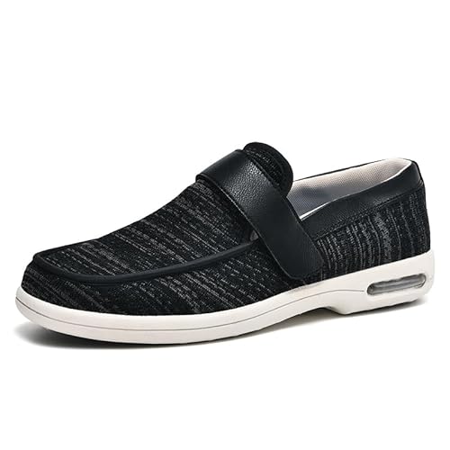 XAOLPLH Extra Breite Schuhe Herren Orthopädische Schuhe Herren Wide Leicht rutschfest Und Bequem Senioren Turnschuhe Freizeitschuhe,45 von XAOLPLH