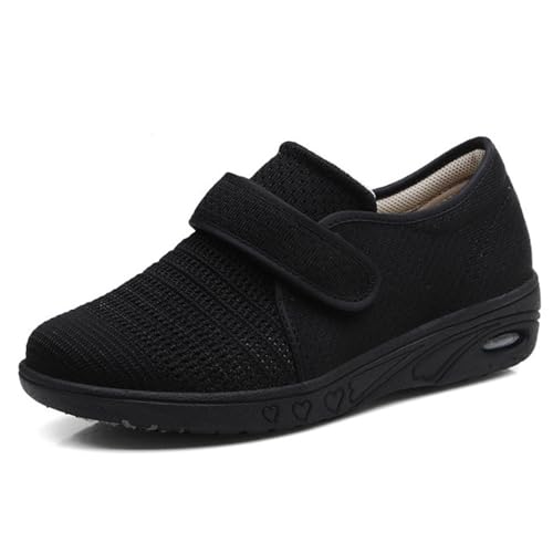 XAOLPLH Herren Diabetiker Hausschuhe Unisex Erwachsene Hausschuhe mit Breiter Breite Orthopädische Leichte Bequeme Freizeitschuhe Arthritis Ödem geschwollene Füße Schuhe Pantoffeln,38 von XAOLPLH