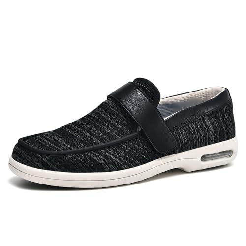 XAOLPLH Herren Diabetiker Hausschuhe Unisex Erwachsene Hausschuhe mit Breiter Breite Orthopädische Leichte Bequeme Freizeitschuhe Arthritis Ödem geschwollene Füße Schuhe Pantoffeln,39 von XAOLPLH