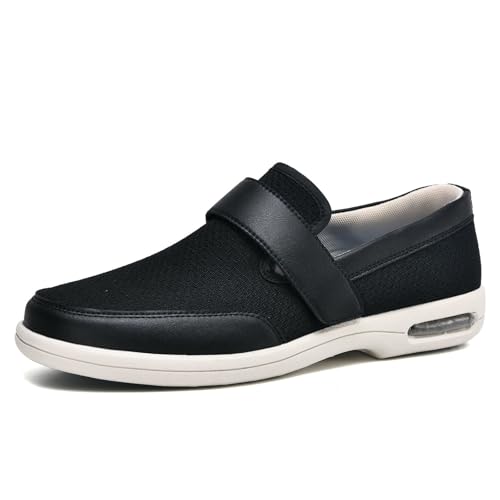 XAOLPLH Herren Diabetiker Ödem Orthopädische Schuhe Arthritis Plantar Fasziitis Gesundheitsschuhe Geschwollene Füße Senioren Diabetiker Orthopädische Therapieschuhe Schuhe,39 von XAOLPLH