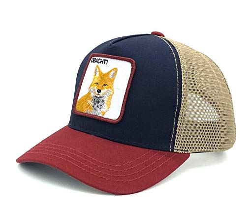 OBACHT! Trucker Cap - Patch gestickt - Baseballcap - Basecap mit Statement Stickerei - Snapback Cap - Schirmmütze Winter/Sommer - Truckercap - Bavarian - Bayern - Fuchs - Fox - rot - blau - beige OBACHT! Trucker Cap - Patch gestickt - Baseballcap - Basecap mit Statement Stickerei - Snapback Cap - Schirmmütze Winter/Sommer - Truckercap - Bavarian - Bayern - Fuchs - Fox - rot - blau - beige von XAVER LUIS