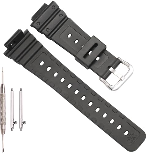 XBHSW Harz Uhrenarmband kompatibel mit Casio G-Shock GA2100 GA2110 GA-B2100 Series Schwarz Herren Ersatzarmband Sport Wasserdicht Armband von XBHSW