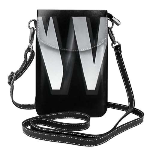 XBKGOHA Kleine Handy-Geldbörse, 19,3 x 12,4 cm, Wangwangwangwangfu Druck, Leder, Crossbody-Klappe, Handytasche für Damen, perfekt für Spaziergänge, Camping von XBKGOHA