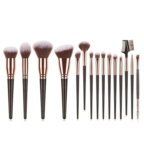 XBOKA 7/10/15/20 Stück Reise Pinsel Set Make-up Pinsel Set Kosmetik Pinsel Set Make Up Pinsel Set zum Bürsten Lidschatten Wimpern von XBOKA