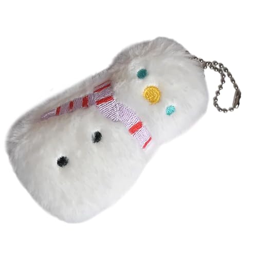 XBOKA Plüsch Schneemann Haarspange Cartoon Winter Mode Brosche Multifunktionaler Anhänger für Wintermode von XBOKA