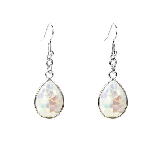 Elegante Baumeln Brincos Shell Wassertropfen Ohrringe Für Frauen Mädchen Schmuck Teardrop Ohrringe Boucle D'oreille, 04 von XBOW