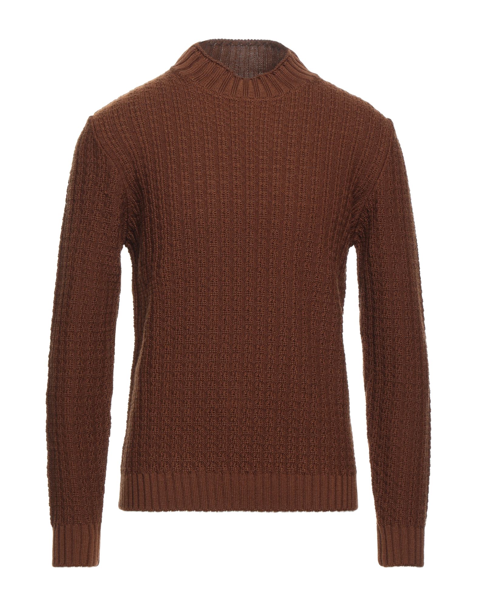 XBRAND Rollkragenpullover Herren Braun von XBRAND