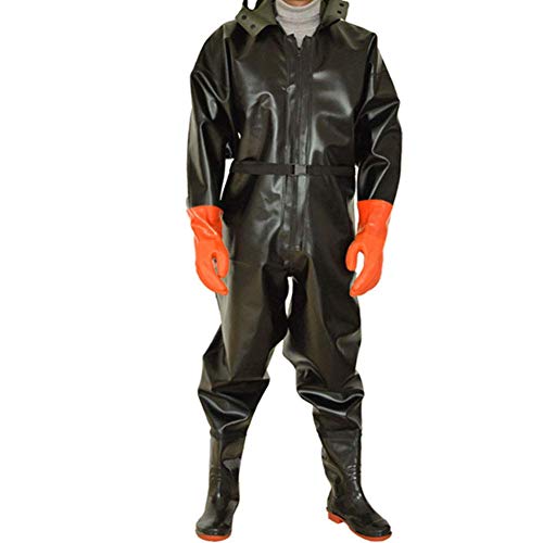 XBSXP Angelstiefel & Wathosen Ganzkörper Wathose mit Gummistiefeln,Herren wasserdichte Wathosen Jagd Angeln Wathosen,B,44 XBSXP Angelstiefel & Wathosen Ganzkörper Wathose mit Gummistiefeln,Herren wasserdichte Wathosen Jagd Angeln Wathosen,B,44 von XBSXP