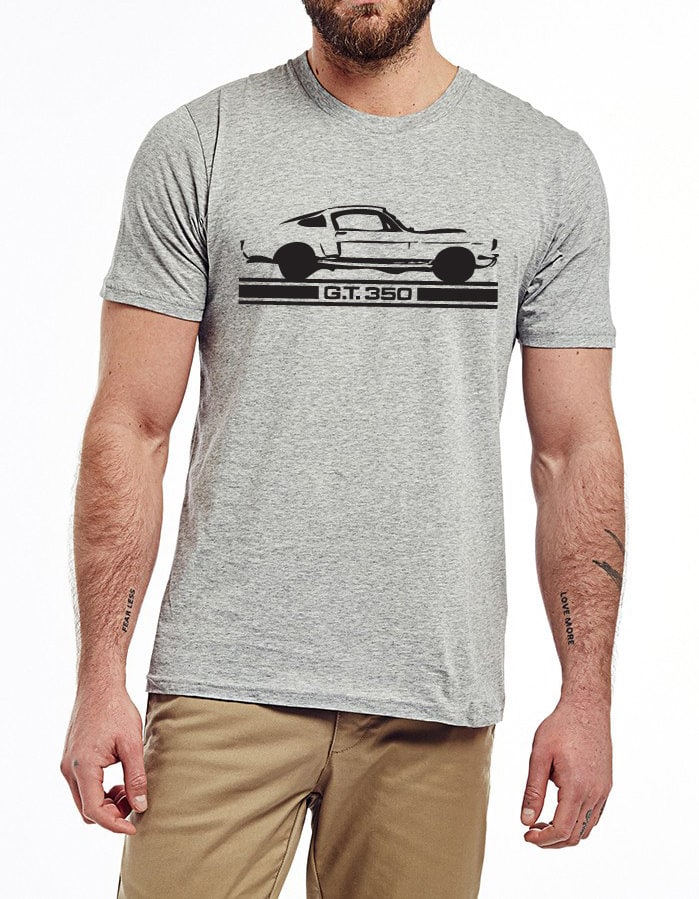 Mustang Gt350 T-Shirt Classic Grau Mustang Gt350 T-Shirt Classic Grau von XBrosApparel