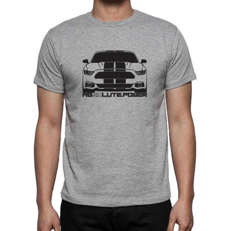 Mustang T-Shirt Absolute Power 5.0 Grau Mustang T-Shirt Absolute Power 5.0 Grau von XBrosApparel