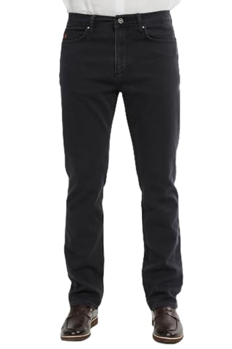 XCEDY - Herren Jeans Regular Fit, Denim Stretch Jeanshose, High Waist Authentic Straight Cut Hosen Herren CD356 (31W/32L Anthrazit) von XCEDY