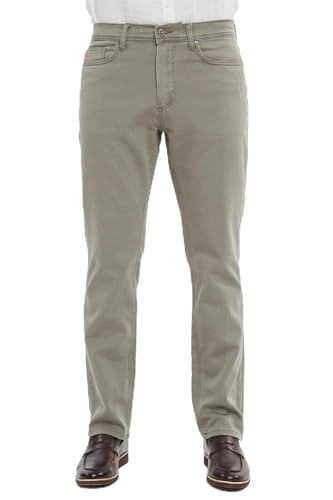 XCEDY - Herren Jeans Regular Fit, Denim Stretch Jeanshose, High Waist Authentic Straight Cut Hosen Herren CD356 (33W/32L Beige) von XCEDY