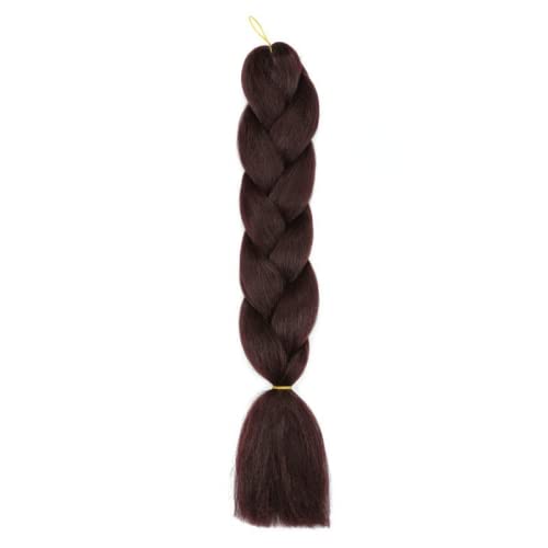 Flechthaare Haarverlängerungen für Häkelzöpfe für Frauen Haar Flechten Extensions um Zöpfe zu flechten Frauen 24 Zoll Syn thetische Hochtemperatur-Faser Jumbo Braids 3 Stücke von XCHANJUN