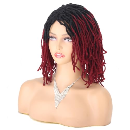 Geflochtene Perücken 10 Zoll Kunsthaar Kurzer Bob Perücken für Frauen Schwarz Blond Rot Dreadlocks Haar Göttin Faux Curly Twist Perücke Frauen Geflochtene Perücken 10 Zoll Kunsthaar Kurzer Bob Perücken für Frauen Schwarz Blond Rot Dreadlocks Haar Göttin Faux Curly Twist Perücke Frauen von XCHANJUN