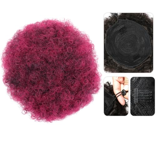 Geflochtene Perücken Kunsthaar Kurzer Bob Perücken für Frauen Schwarz Blond Rot Dreadlocks Haar Göttin Faux Curly Twist Perücke Frauen Flauschig gewelltes Damen-Party von XCHANJUN