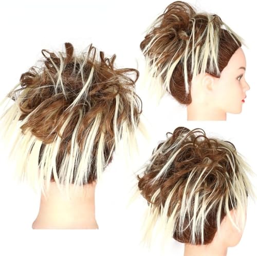 Kunsthaar Pferdeschwanz unordentliches Haar Chignon-Haarverlängerung Brautfrisuren Damen-Pferdeschwanz Haarverlängerung Scrunchie elastisches Band Haar Kunsthaar Pferdeschwanz unordentliches Haar Chignon-Haarverlängerung Brautfrisuren Damen-Pferdeschwanz Haarverlängerung Scrunchie elastisches Band Haar von XCHANJUN
