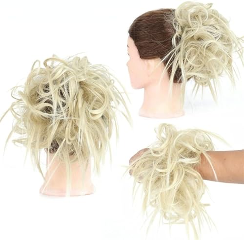 Kunsthaar Pferdeschwanz unordentliches Haar Chignon-Haarverlängerung Brautfrisuren Damen-Pferdeschwanz Haarverlängerung Scrunchie elastisches Band Haar Kunsthaar Pferdeschwanz unordentliches Haar Chignon-Haarverlängerung Brautfrisuren Damen-Pferdeschwanz Haarverlängerung Scrunchie elastisches Band Haar von XCHANJUN
